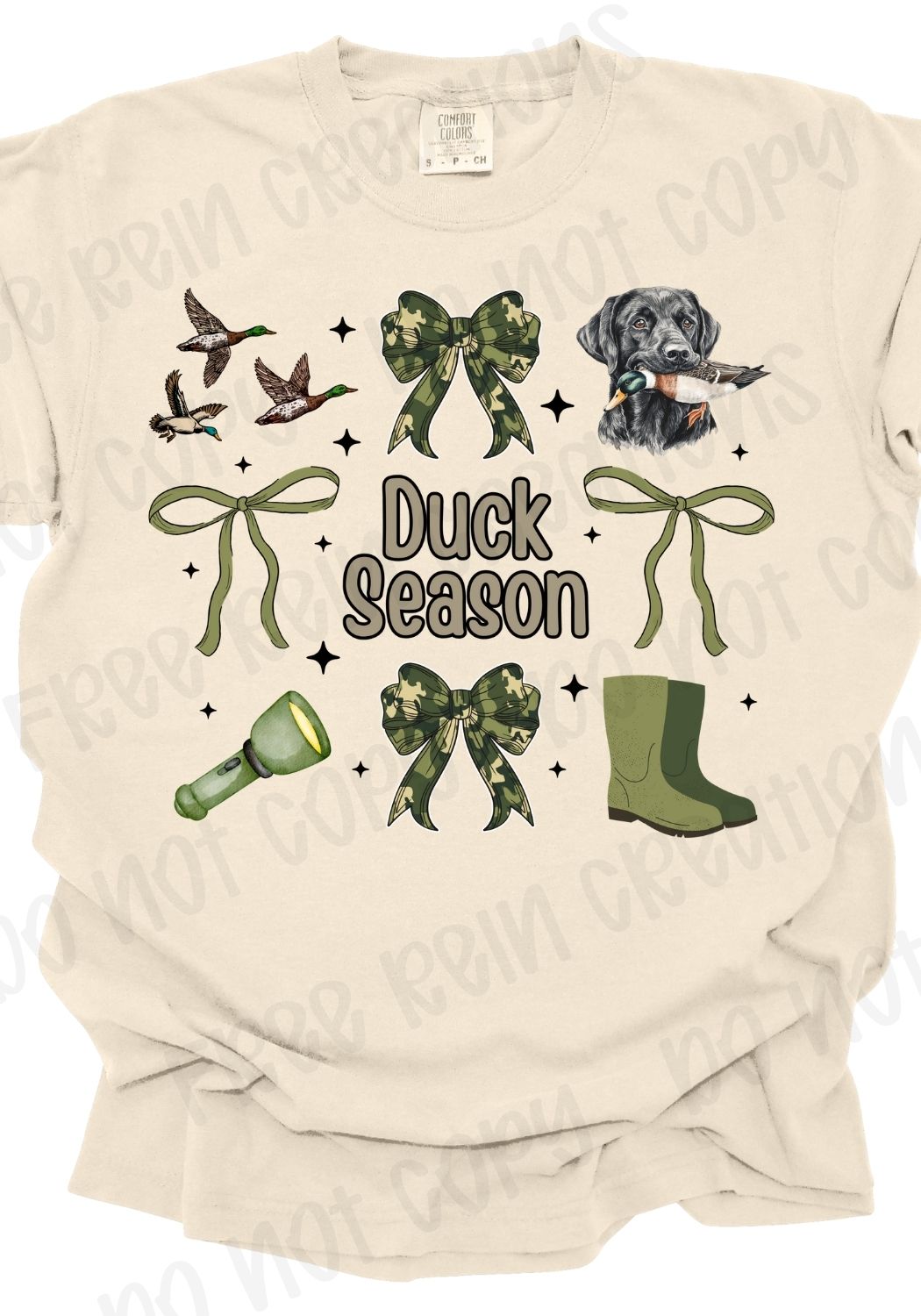 Duck Season Black Lab Tee