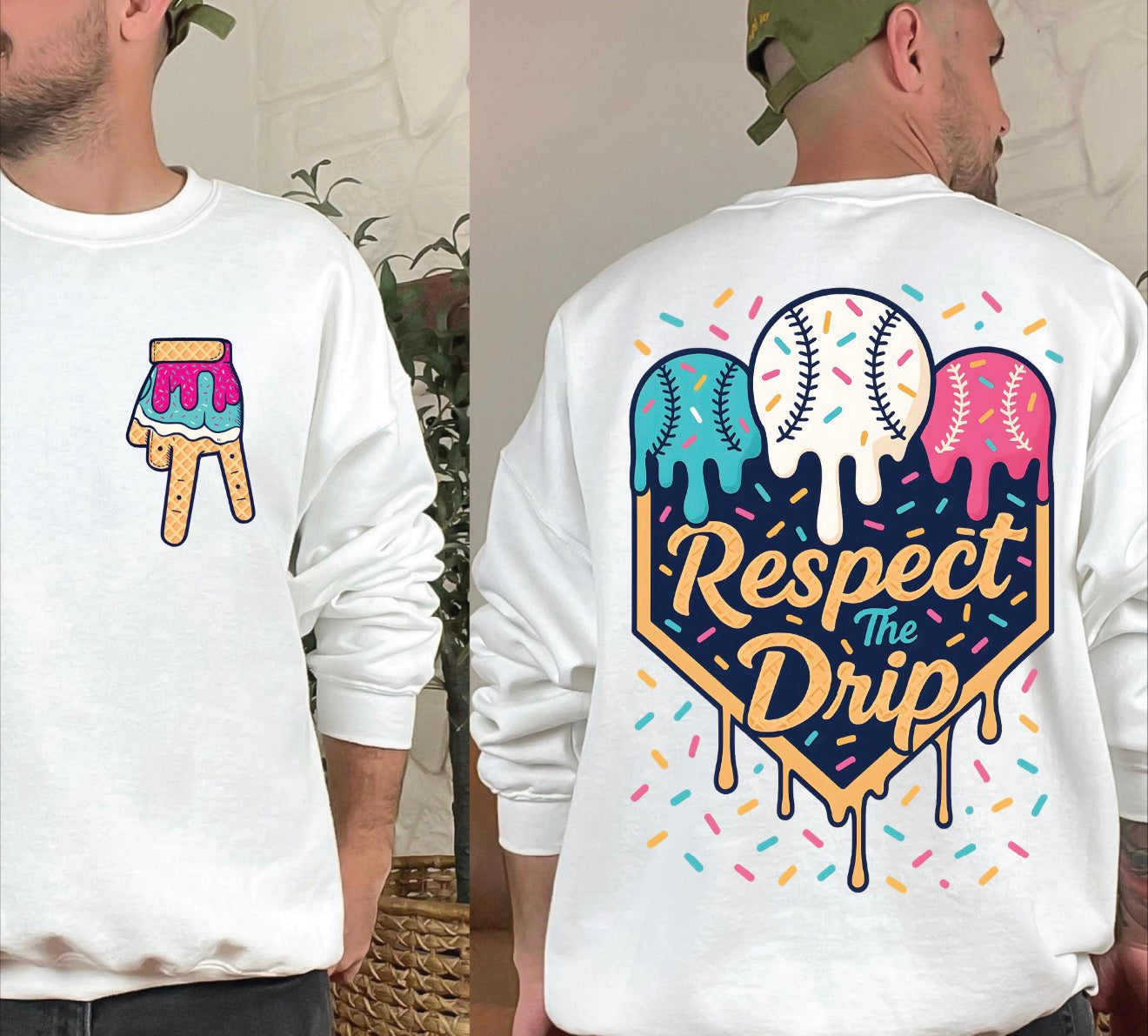 Baseball - Respect the Drip Tee