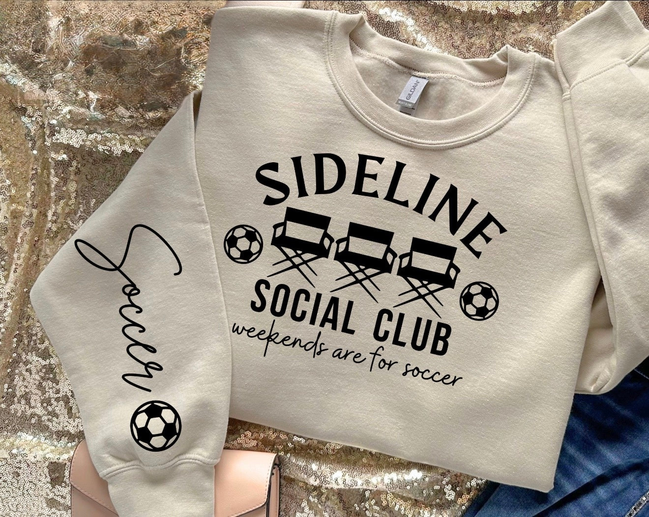 Soccer Sideline Social Club Tee