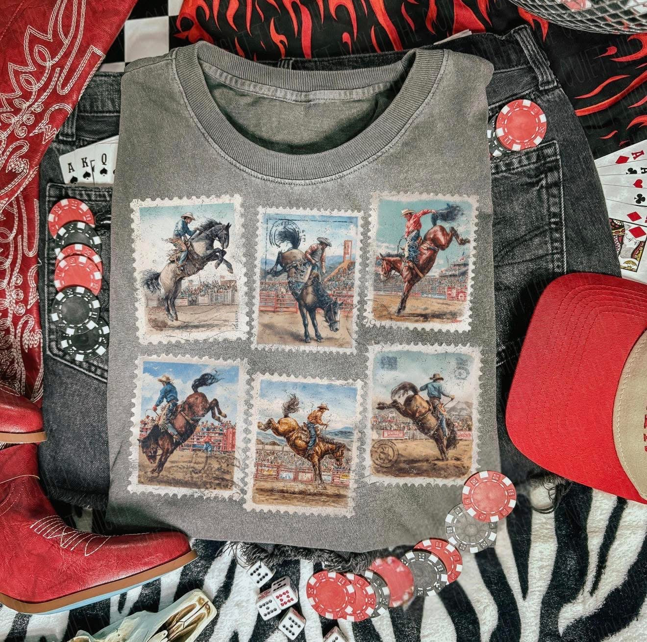 Western Postage Stamp Tee