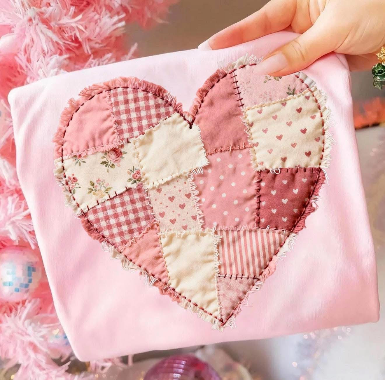 Patchwork Heart Tee