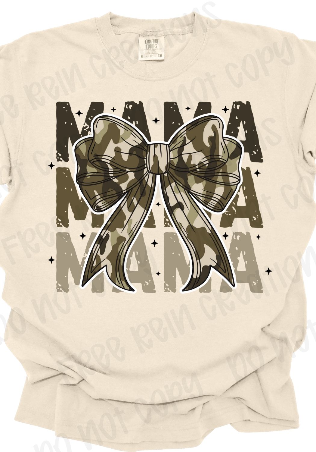 Mama Camo Bow Tee