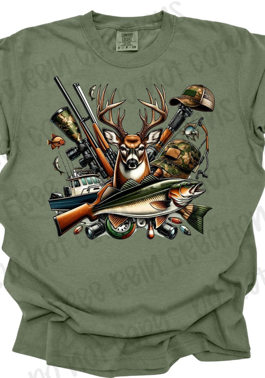Hunting Fishing Tee