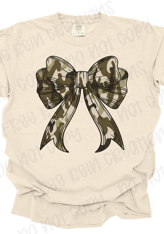 Camo Bow Tee