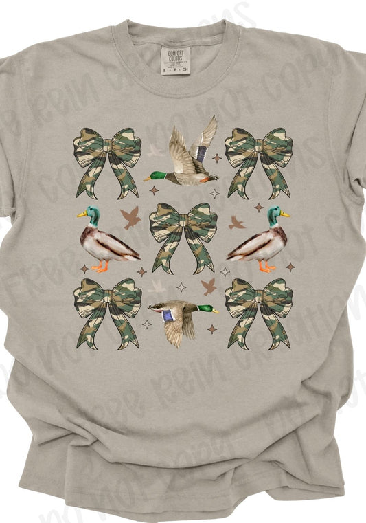 Mallard & Camo Bow Tee