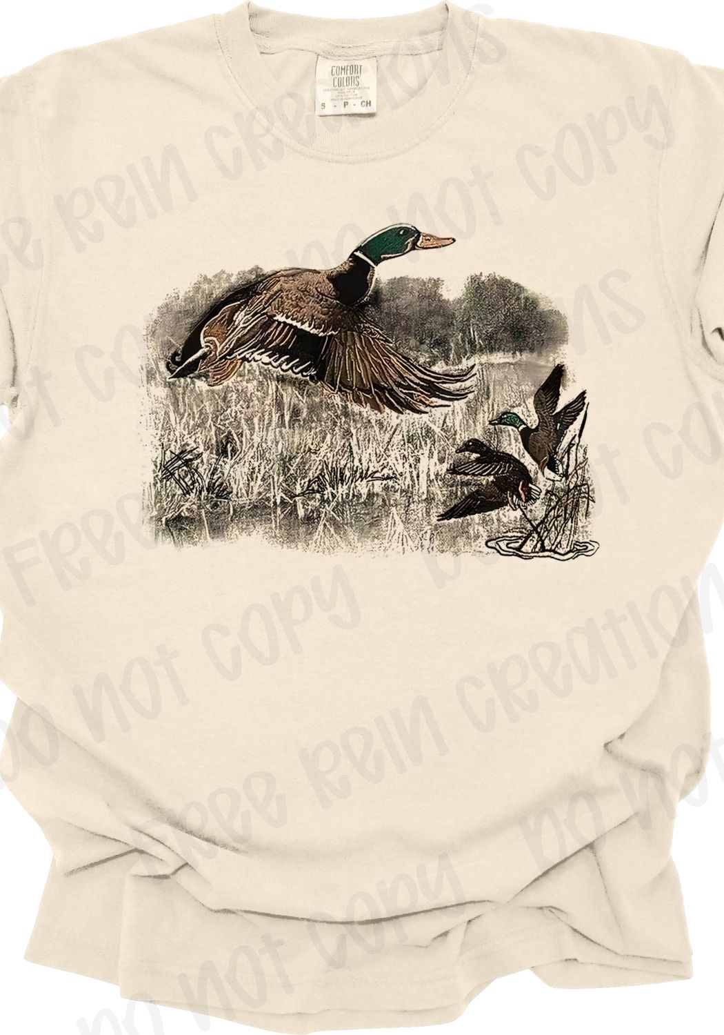 Duck Flying Vintage Tee