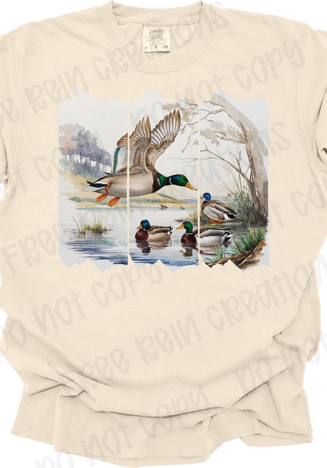 Mallard Flying Pond Tee