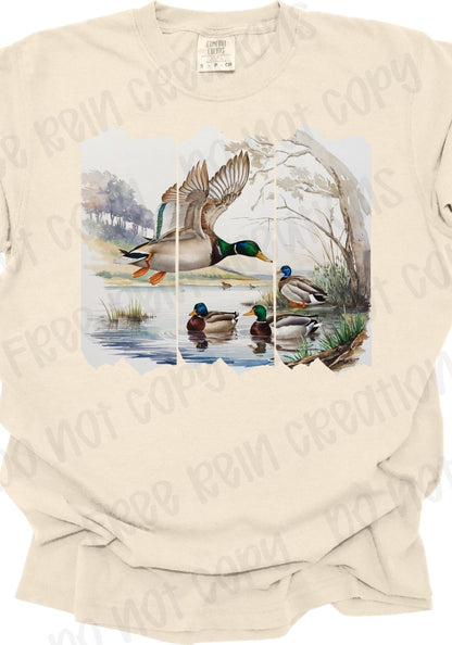 Mallard Flying Pond Tee