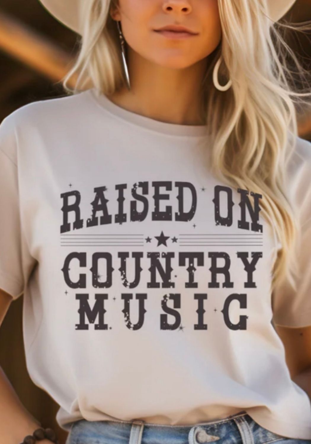 Raised on Country Music Tee