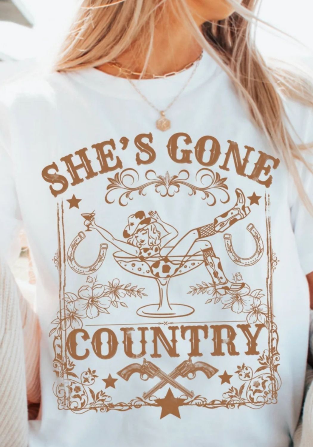 She's Gone Country Tee
