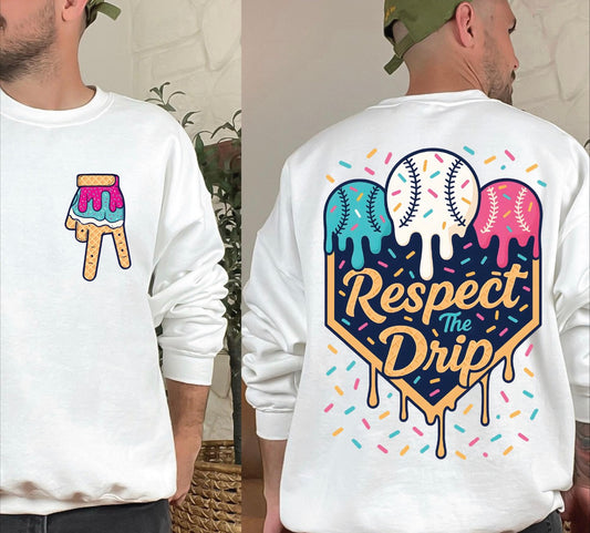 Baseball - Respect the Drip Tee
