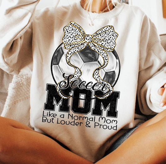 Soccer Mom - Louder & Proud Tee