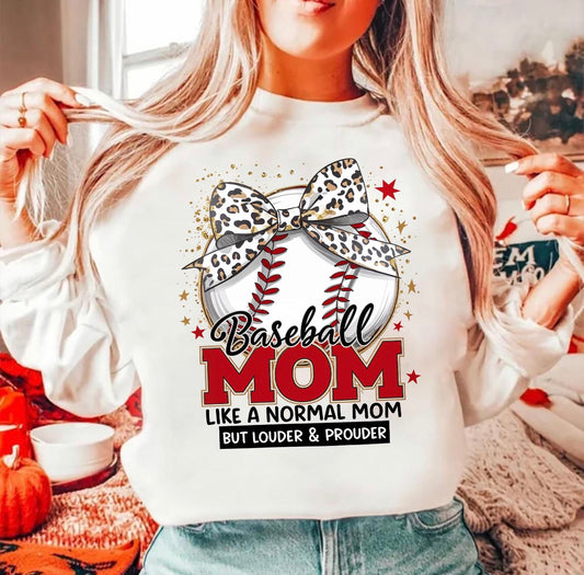 Baseball Mom - Louder & Prouder Tee