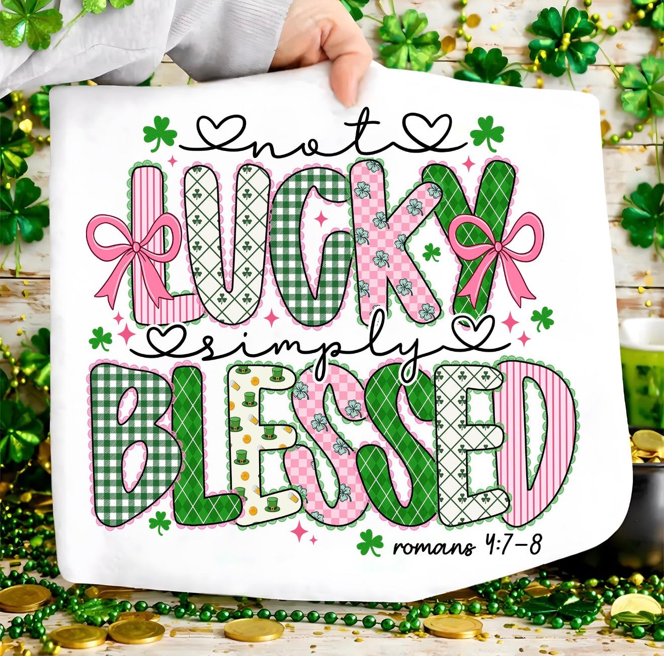 Not Lucky, Simply Blessed Tee