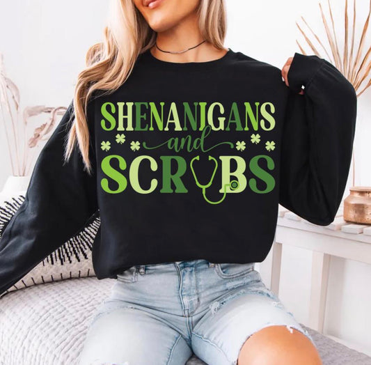 Shenanigans & Scrubs Tee