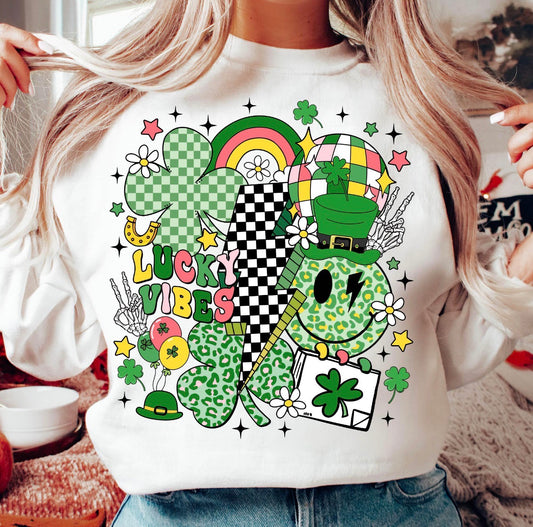 Retro St Patrick's Collage Tee