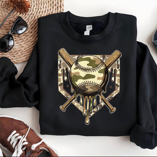 Camo Baseball Tee