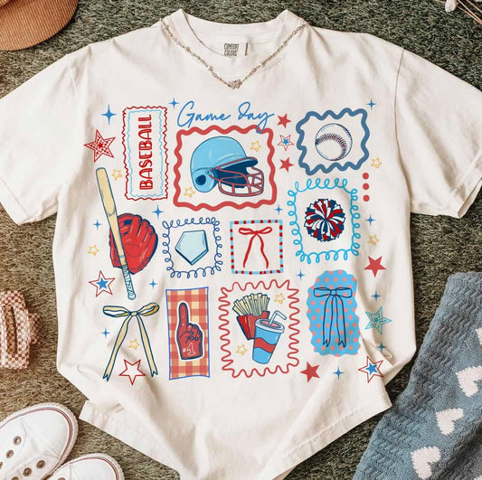 Baseball Collage Tee