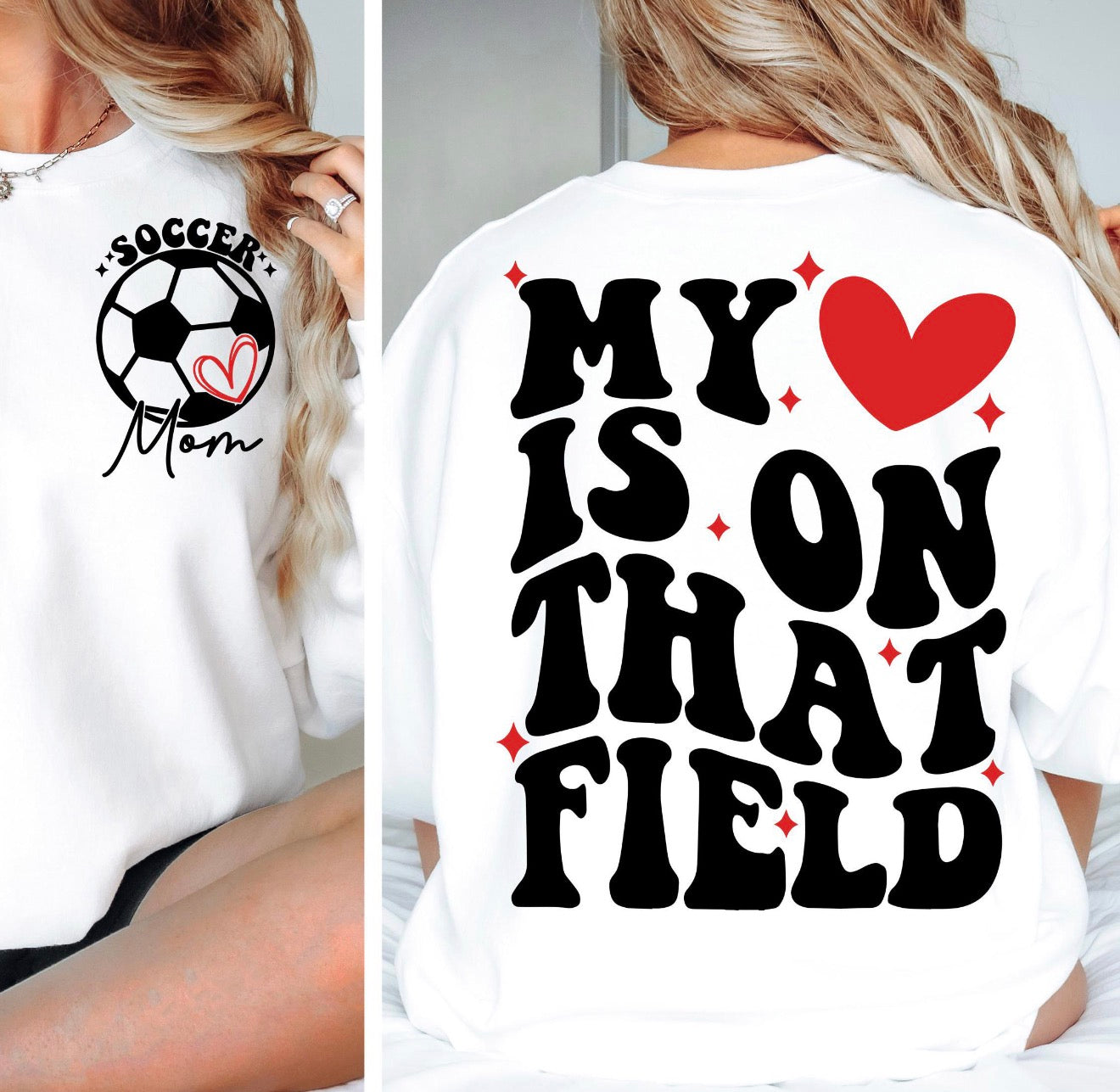 Soccer - Heart is on the Field Tee