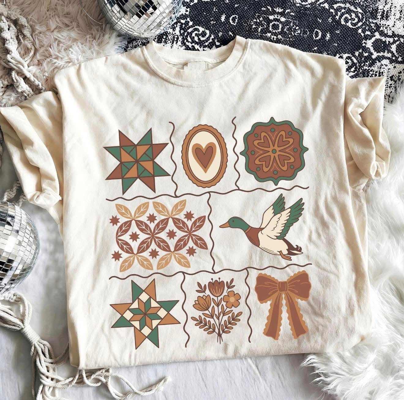 Vintage Duck Collage Tee