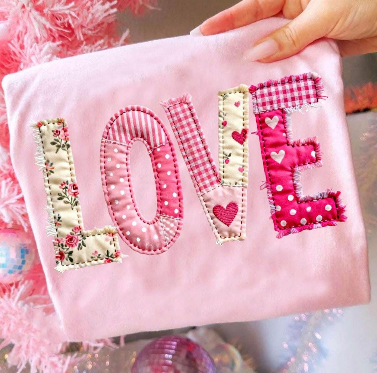 Patchwork Love Tee