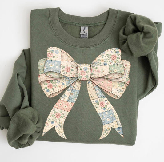 Patchwork Bow Tee