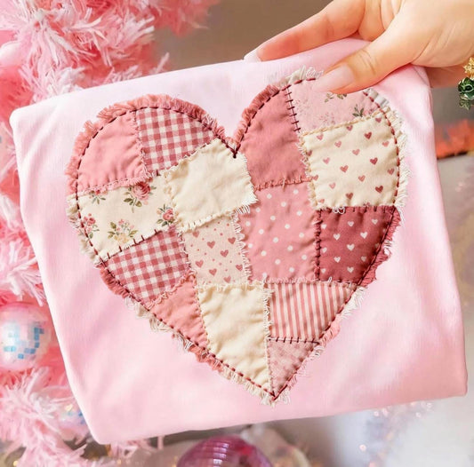 Patchwork Heart Tee