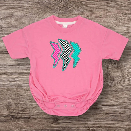 Turquoise Western Bolt Tee