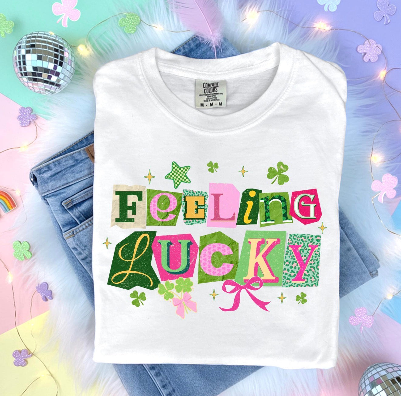 Feeling Lucky Block Tee